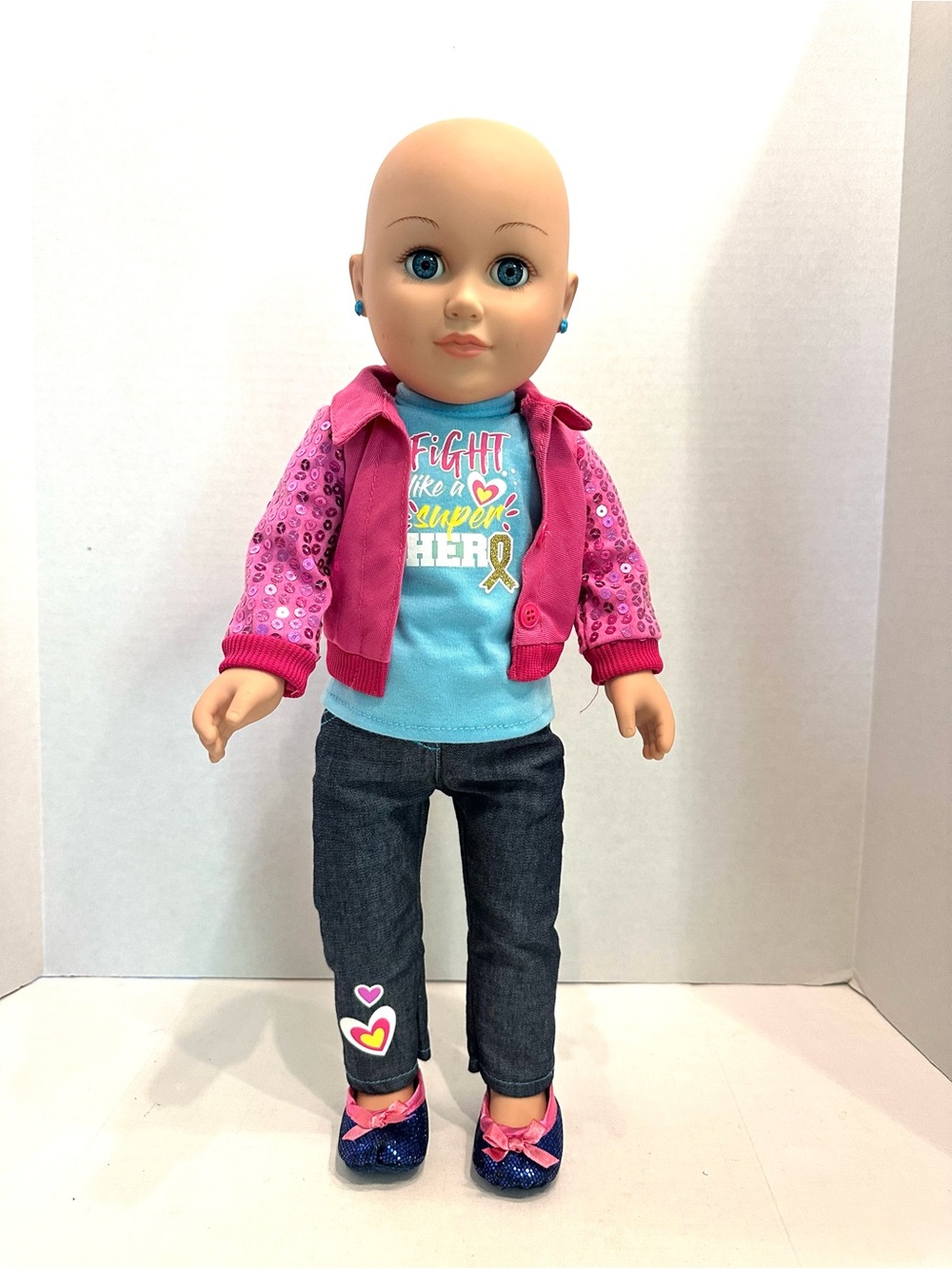 My Life As Survivor Beat Cancer 18 inch Doll with Clothes and Shoes